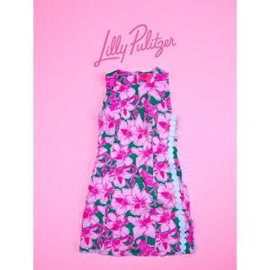 🌺 Lilly Pulitzer Mila Stretch Shift Dress – Size 4 – EUC 🌺
